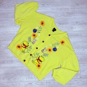 Disney Her Universe Winnie The Pooh Floral Cardigan Size 1 or 1x  embroidered